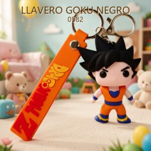 LLAVERO GOKU NEGRO 0582