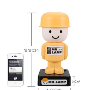 LÁMPARA VELADOR LUZ LED RECARGABLE- MR.LAMP 2007505077450