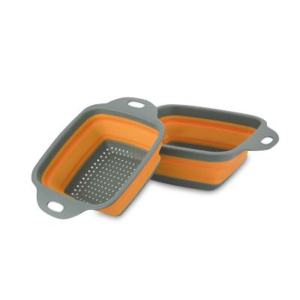 COLADOR ESCURRIDOR PLEGABLE SILICONA COCINA -VERDURA - FRUTAS- 29 * 22CM 2007505087824