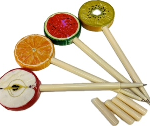 BIROME CHUPETIN FRUTAS - X 24 UNI