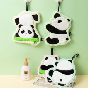 TOALLAS DE MANO FORMA DE PANDA 2007505095119 - X 10 UNI