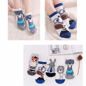 MEDIAS SOQUETE ALGODON ANIMALES 2025080800546 - X 10 UNI