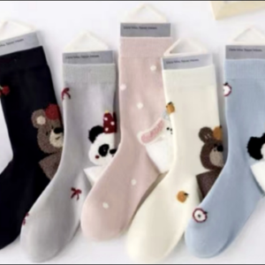 MEDIAS LARGAS DE ALGODON ANIMALES 2025080807682 - X 10 UNI