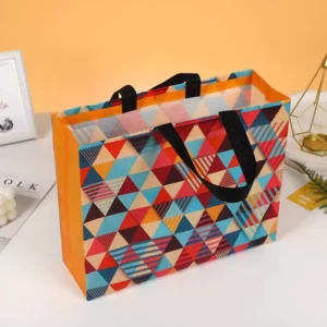 BOLSA DE REGALO REUTILIZABLE ESTAMPADA SURT. -  X 12 UNI