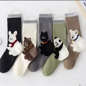 MEDIAS LARGA ALGODON ANIMALES 2025080807699 - X 10 UNI