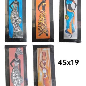 Cuadro con relieve africana