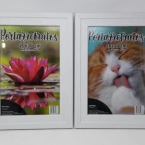 Porta madera doble marco 20x30