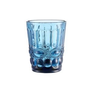 Vaso x6 vidrio 360cc color