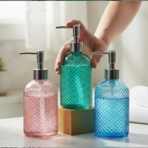 Dispenser de jabon vidrio 19cm