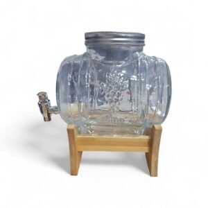 Dispenser c/ canilla base madera 3lt