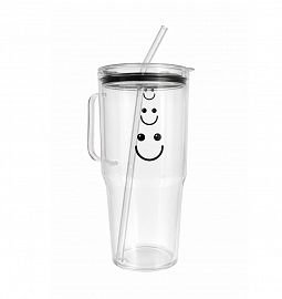 Vaso vidrio c/sorbete carita 1200ml