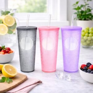 Vaso de plastico c/sorbete diamante 1lt