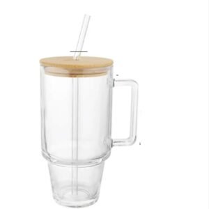 Vaso de vidrio 680ml c/sorbete cristal