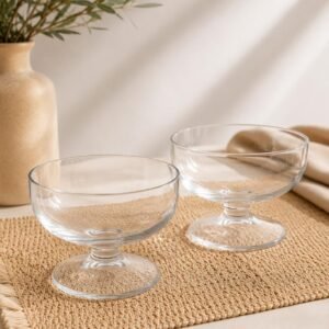 Florero copon c/pie 22cm
