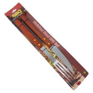 Tenedor y cuchillo parrillero