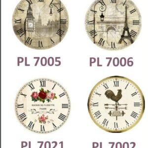 Reloj de pared madera 50cm