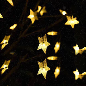 GUIRNALDA CON 30 LUCES DE ESTRELLAS CÁLIDO 5M