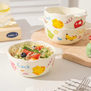 BOWL CERAMCA 6" CO 2 ASAS ANIMALES