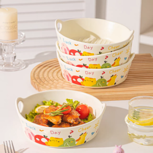 PLATO CERAMICA 8" CON 2 ASAS ANIMALES