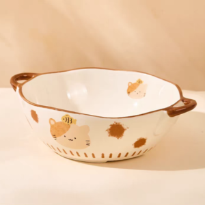 BOWL CERAMICA 7" CON 2 ASAS GOTO Y PERRO