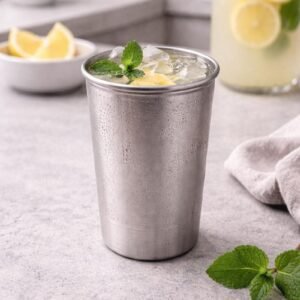 Vaso de acero 7.5x11