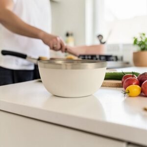 Bowl acero c/exterior color 15cm