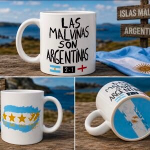 Taza cerámica premium malvinas argentinas