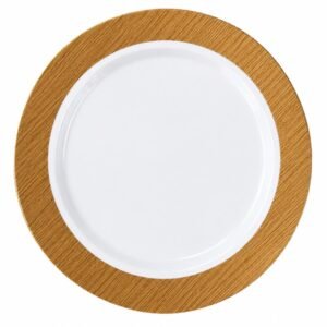 Platos postre semidescartable x10 18cm