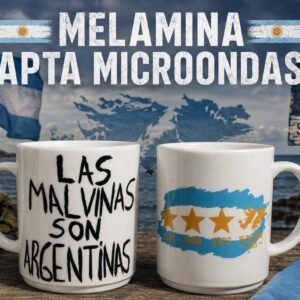 Taza melamina malvinas argentinas