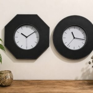 Reloj de pared cuerina mabeca 35cm aprox