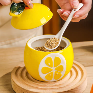 AZUCERERA CERAMICA FORMA DE LIMON