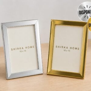 Porta 10x15 plateado/dorado