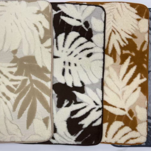 ALFOMBRA BANO ESTAMPADO HOJA