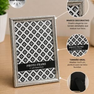 Porta 10x15 silver calado