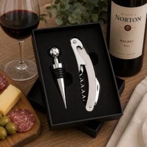 Set de vino en cajita x2