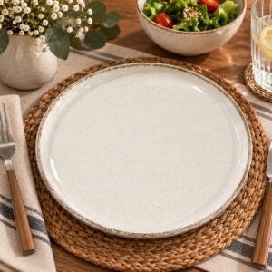 Plato postre 19cm ivory