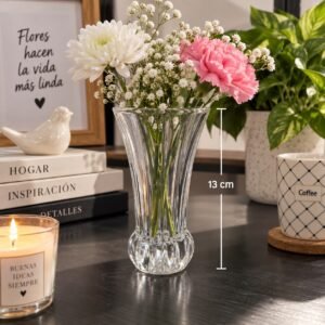 Florero 13cm vidrio