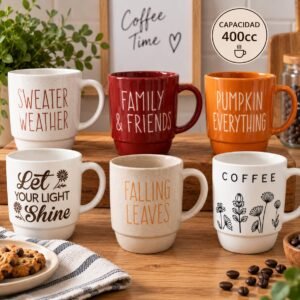 Taza apilable 400cc