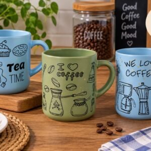 Taza mug coffe time pastel 400cc