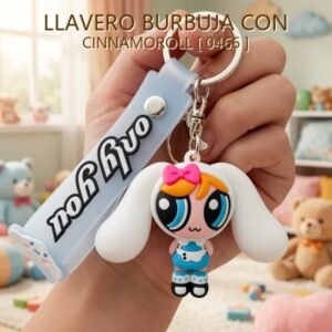 LLAVERO BURBUJA CON CINNAMOROLL [ 0466 ]