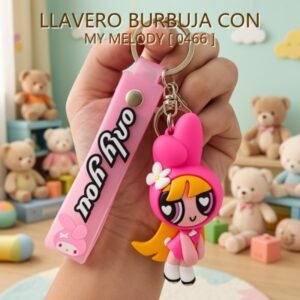 LLAVERO BURBUJA CON MY MELODY [ 0466 ]