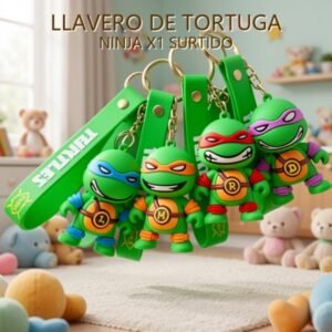 LLAVERO DE TORTUGA NINJA X1 SURTIDO