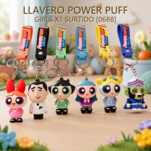 LLAVERO POWER PUFF GIRLS X1 SURTIDO [0688]