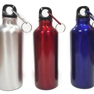 Botella metalica con llavero 500cc