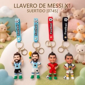 LLAVERO DE MESSI X1 SUERTIDO [0745]