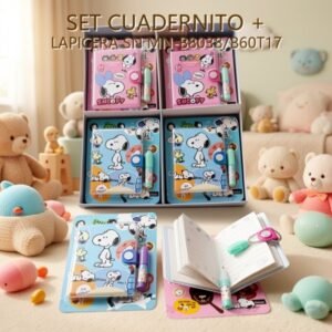 SET CUADERNITO + LAPICERA SN MN-B8038/ [PG-B60T17]