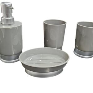 Set de baño 4pzas plastico
