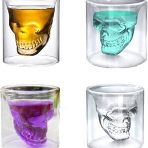 Vaso calavera xl doble vidrio