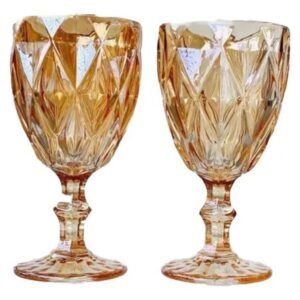 Copa de vidrio x6 diamond 300ml