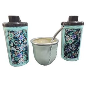 Vertedor x2 +mate de vidrio +bombilla